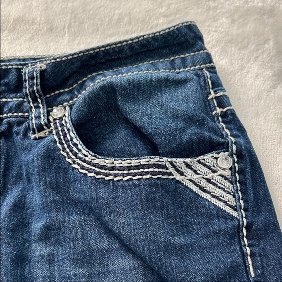 Faded Glory Dark Blue Boot Cut Jeans - Picture 3 of 7